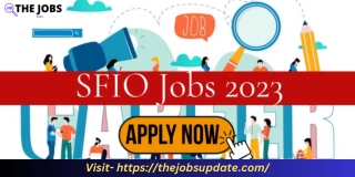 Notice of SFIO Recruitment 2023 for 40 Posts  thejobsupdate