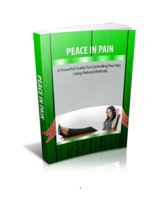 Peace in Pain