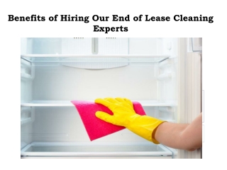 Bond Cleaner - End Of Lease Cleaning Melbourne Services