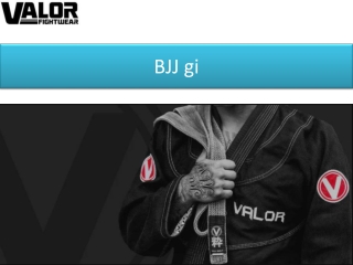 BJJ gi