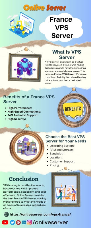 Onlive Server - Enhance Your Online Presence with a Reliable France VPS Server