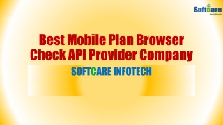 Affordable Recharge Plan Fetch API Provider Company