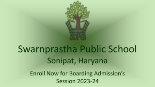Boarding School Nursery Admission 2023-24