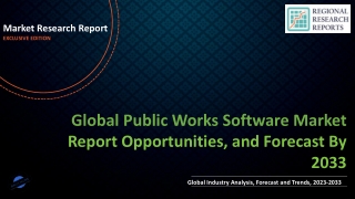 Public Works Software Market Growing Geriatric Population to Boost Growth 2033