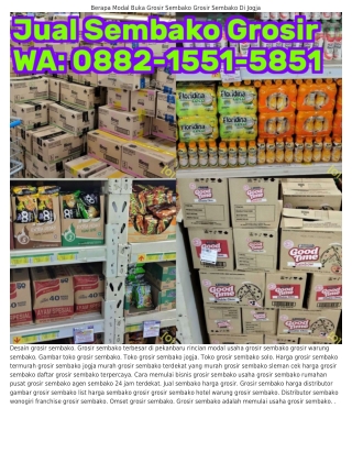 Ö88ᒿ•I55I•585I (WA) Distributor Sembako Harga Pabrik Info Grosir Sembako