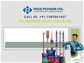 Oil Industry Alloy Electrode