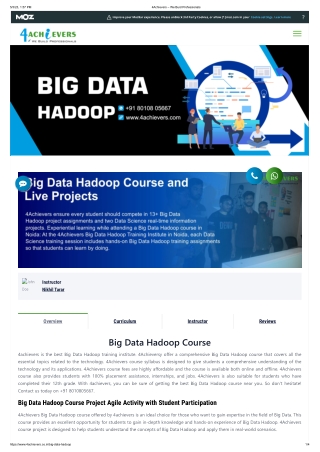 Best Big Data and Hadoop: How Enterprises are Leveraging the Power of Distribute