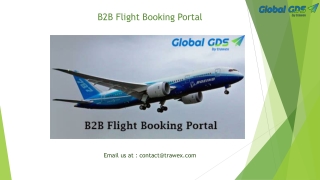 B2B Flight Booking Portal