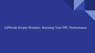AdWords Scripts Wonders_ Boosting Your PPC Performance