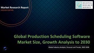 Production Scheduling Software Market Size, Growth Analysis to 2030