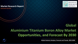 Aluminium Titanium Boron Alloy Market Set to Witness Explosive Growth by 2030