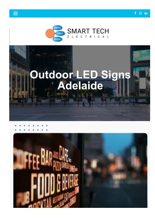 Outdoor LED Signs Adelaide