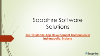 Mobile App Development Companies in Indianapolis