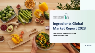 Ingredients Market Key Drivers, Overview 2023-2032