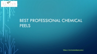 Best professional chemical peels