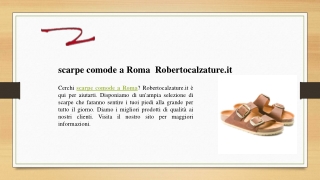 scarpe comode a Roma Robertocalzature.it