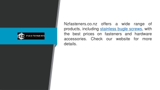 Stainless Bugle Screws Nzfasteners.co.nz