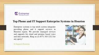 Top Phone and IT Support Enterprise Systems in Houston