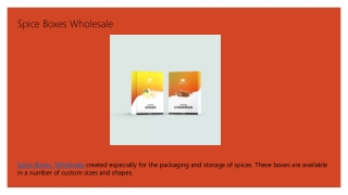 Spice Boxes Wholesale