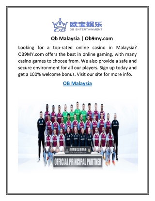 Ob Malaysia | Ob9my.com