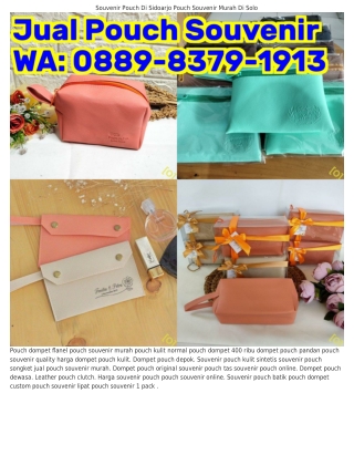 Ô889-83ᜪ9-l9l3 (WA) Souvenir Pouch Rental Souvenir Pouch Exclusive