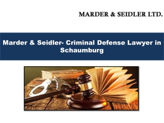 Criminal Defense Lawyer services by Mader and Seidler