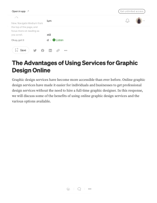 The Advantages of Using Services for Graphic Design Online