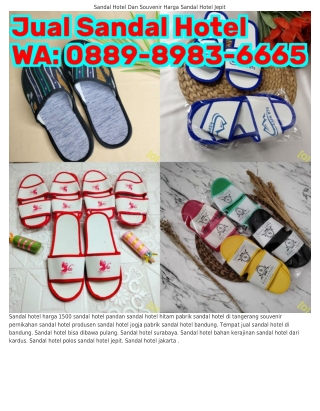 Ô88ᑫ-8ᑫ8ᣮ-ᏮᏮᏮ5 (WA) Beli Sandal Hotel Sandal Hotel Jogja