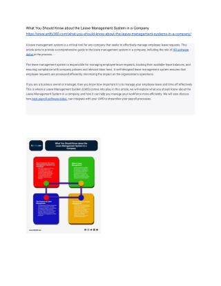 What You Should Know about the Leave Management System in a Company