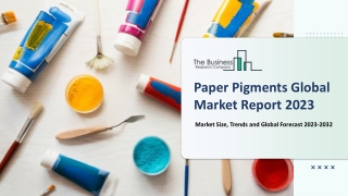 Paper Pigments Market