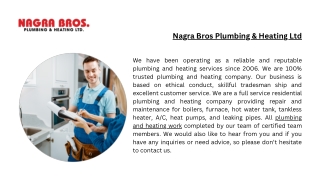 Nagra Bros Plumbing & Heating Ltd