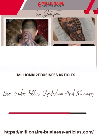 San Judas Tattoo Symbolism And Meaning