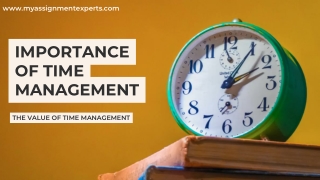 IMPORTANCE OF TIME MANAGEMENT