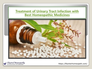 Treatment of Urinary Tract Infection with Best Homeopathic Medicines