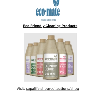 Eco Laundry Detergent & Liquid