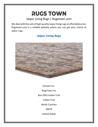 Jaipur Living Rugs  Rugstown