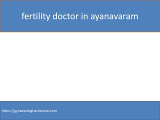 fertility doctor in ayanavaram