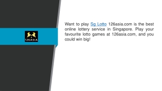 Sg Lotto 126asia.com