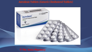 Astralean Tablets (Generic Clenbuterol Hydrochloride Tablets)