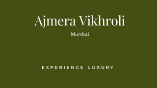 Ajmera Vikhroli Mumbai Brochure