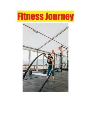 Fitness Journey