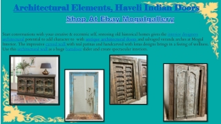 Architectural Elements, Haveli Indian Doors