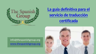 Traducciones Certificadas