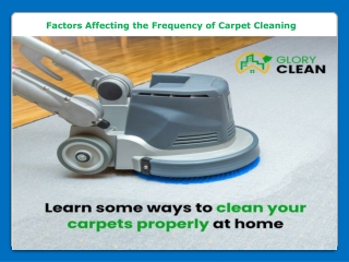 Factors Affecting the Frequency of Carpet Cleaning