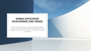 Mobile app development trends- V2Soft