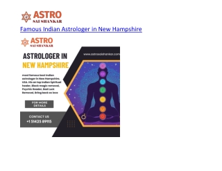 Famous Indian Astrologer in New Hampshire