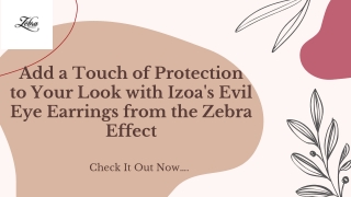 Add a Touch of Protection to Your Look with Izoa's Evil Eye Earrings