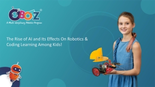 The Rise of AI and Its Effects On Robotics & Coding -kids
