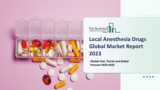 Local Anesthesia Drugs Market 2023 - CAGR Status, Major Players, Forecasts 2032