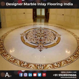 Designer Marble Inlay Flooring India - WhatsApp 9928909666